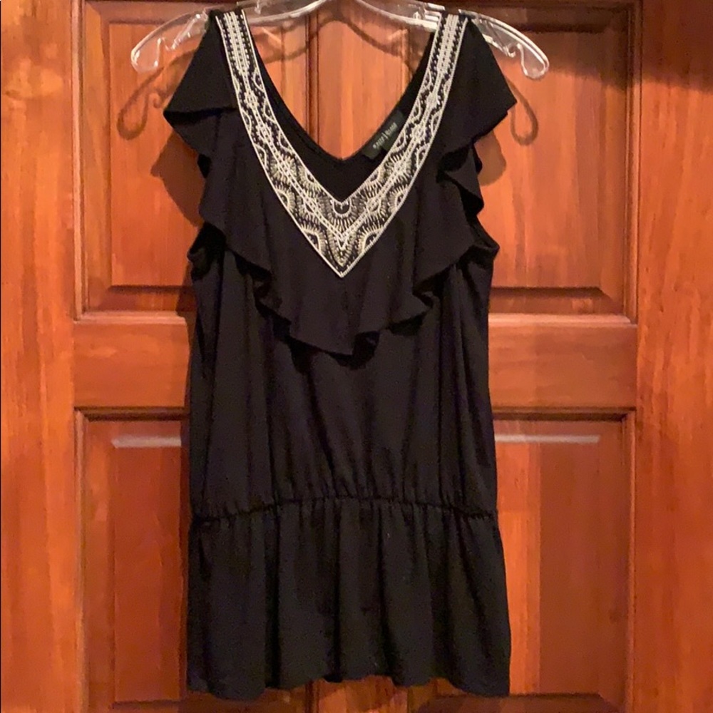 WHBM Black summer top